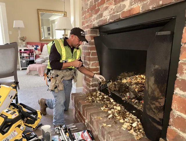 Safe screening installation by Avon Chimney Sweep in Avon, OH