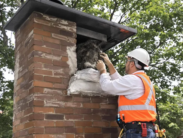 Humane removal of debris and animals by Avon Chimney Sweep in Avon, OH