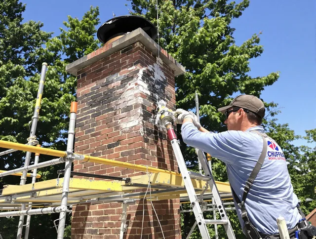 Structural chimney repair by Avon Chimney Sweep in Avon, OH