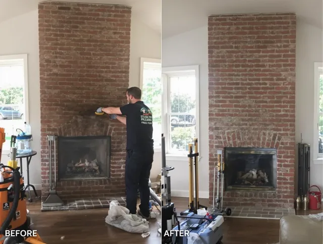 Finished chimney sweeping service by Avon Chimney Sweep in Avon, OH