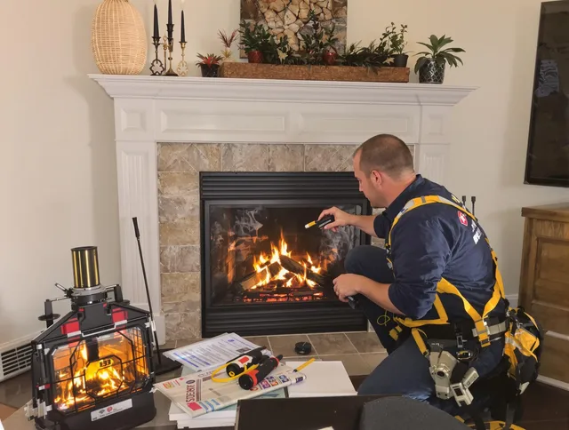 Safety-focused fireplace inspection by Avon Chimney Sweep in Avon, OH